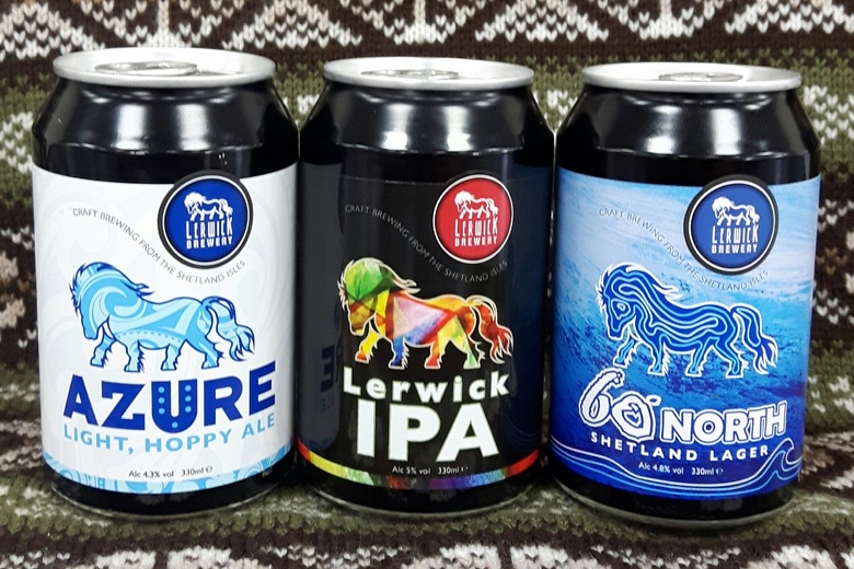 Lerwick Brewery cans