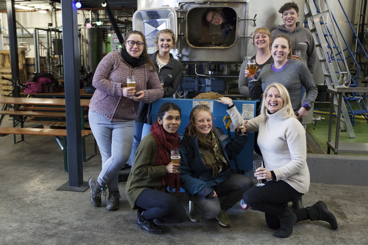 Female brewers rhubarb sour