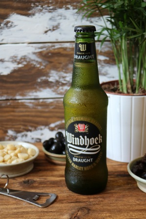 windhoek beer draught namibia range added