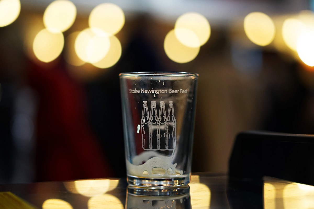 Stokey Beer Fest glass