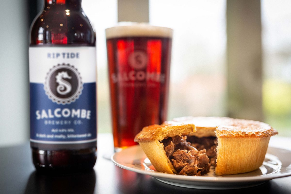 Salcombe beer and pie