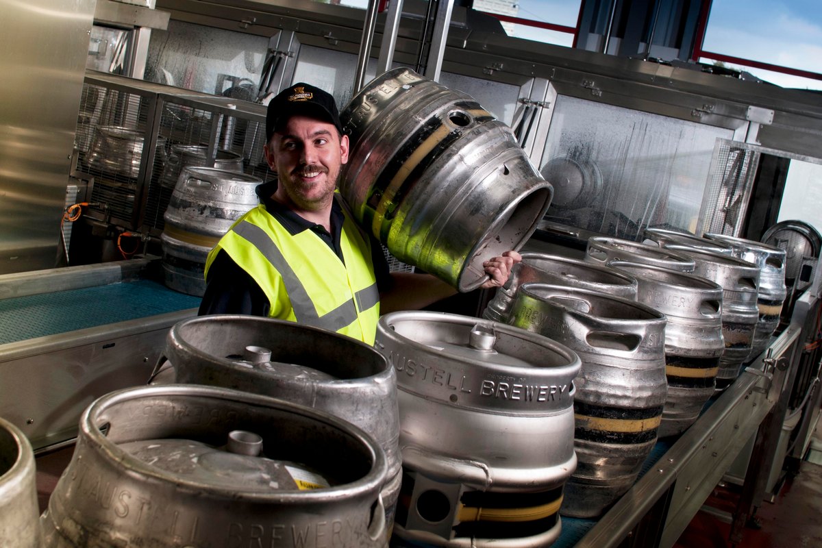 St Austell Brewery casks