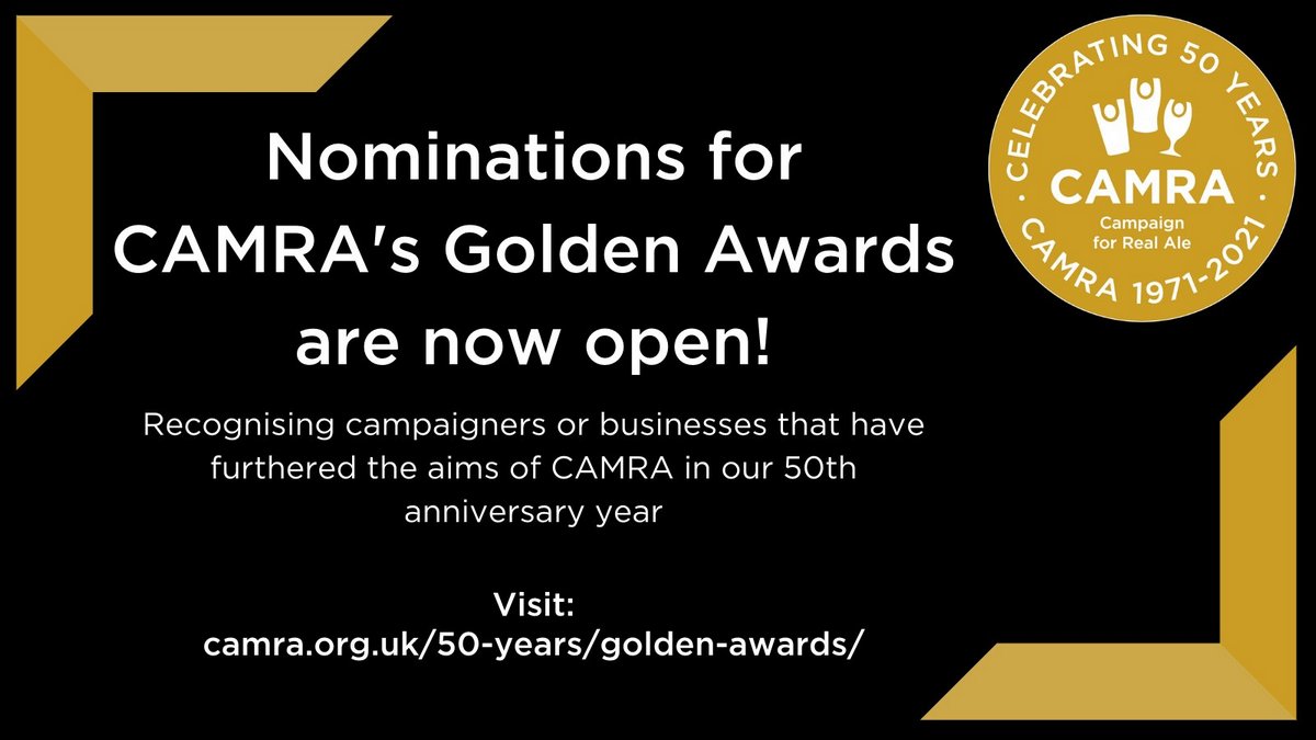 CAMRA marks 50th anniversary with Golden Awards - Beer Today