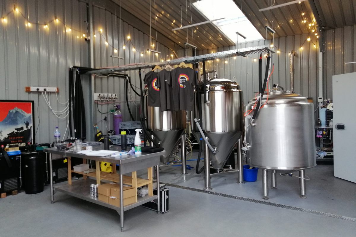 Pipeline brewhouse