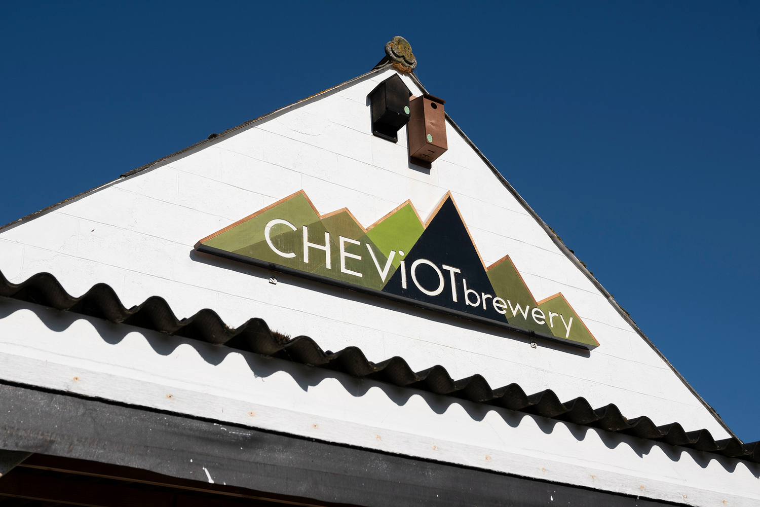 Cheviot Brewery sign