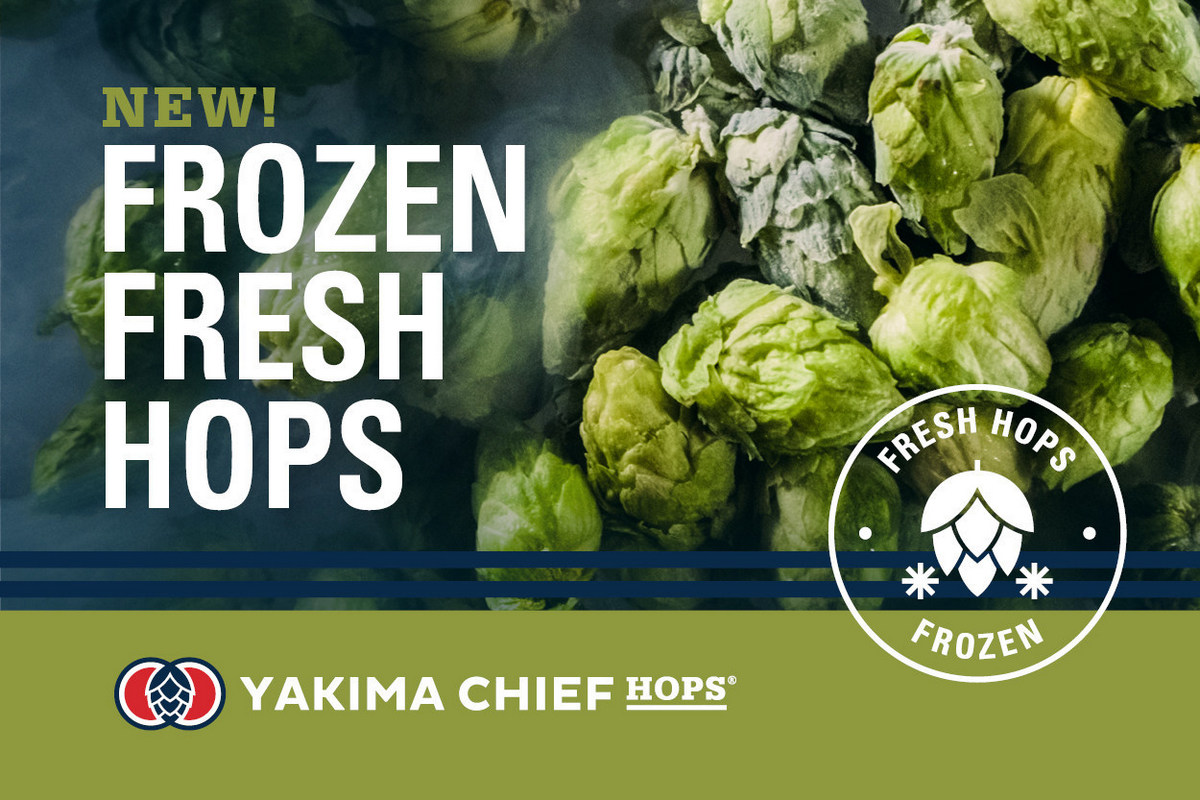 Yakima frozen fresh hops