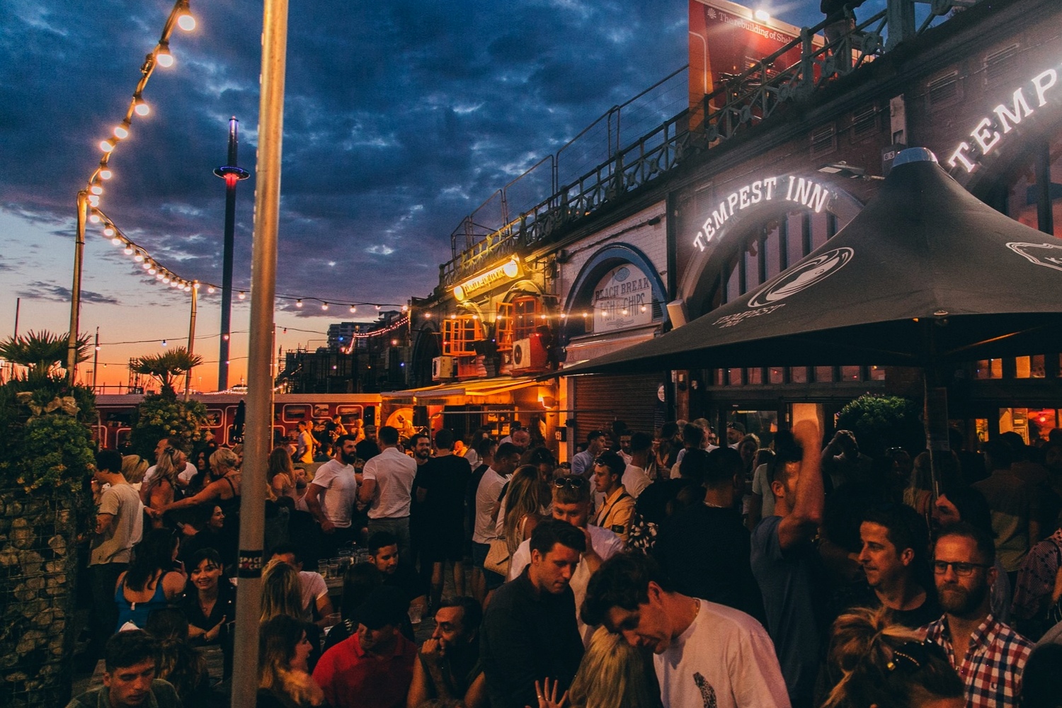 Brighton tap takeover crowd