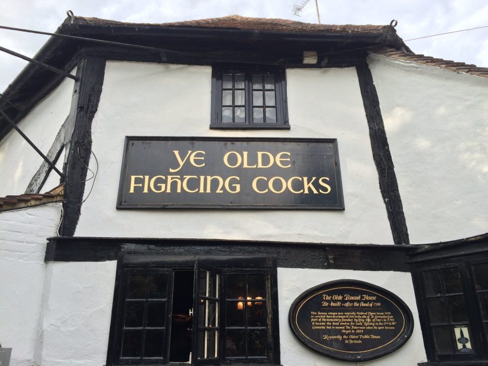 Ye Olde Fighting Cocks St Albans Closes Beer Today