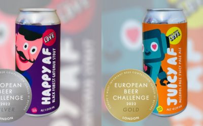 Beer Challenge gold and silver for Only With Love