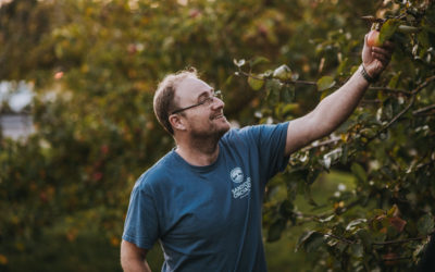 Founder Barny celebrates 20 years of Sandford Orchards