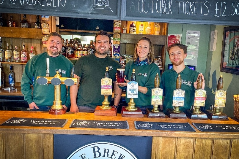 Vale Brewery's Brock's Den raises money for wildlife trust - - 