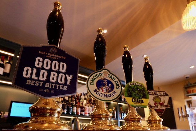 Plough Inn handpumps