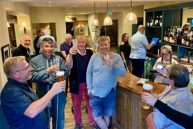 Plough Inn customers