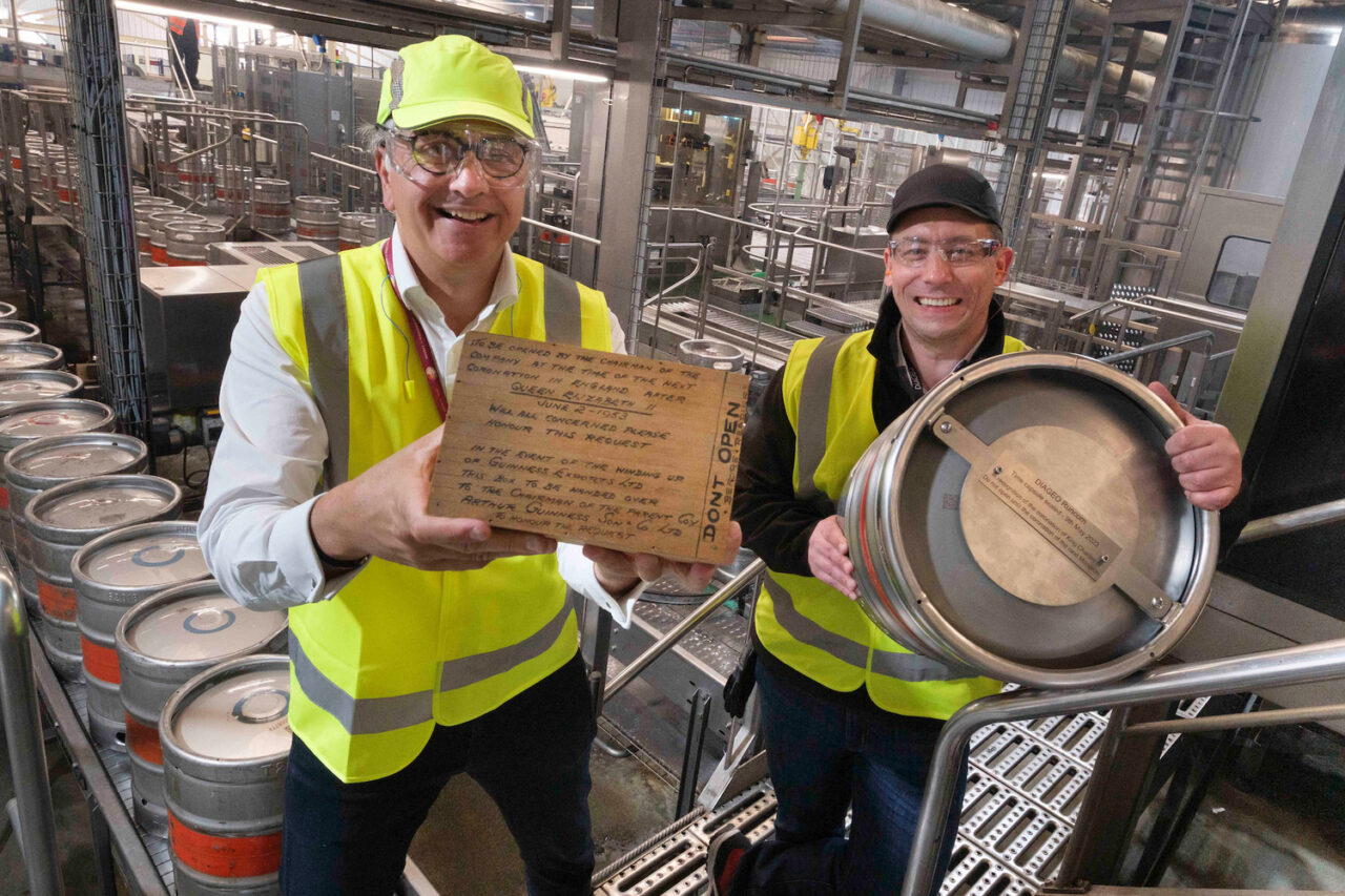 1953 Guinness Coronation time capsule is opened - Beer Today