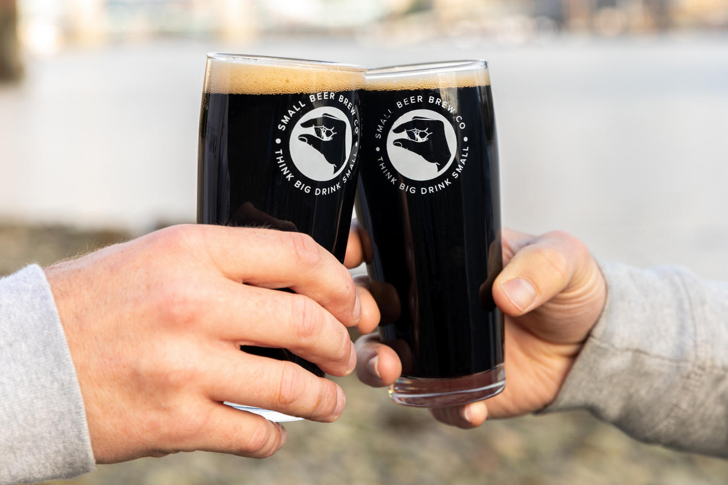 Small Beer Stout cheers