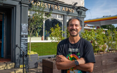 Colourful makeover for Foresters Arms garden