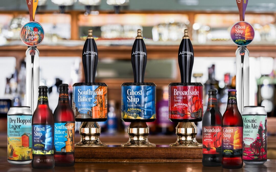 There’s a new look across Adnams’ core range beers