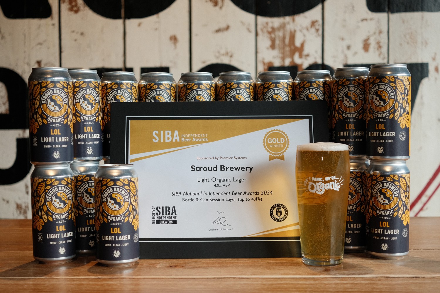 Gold for Stroud Brewery’s Light Organic Lager thumbnail