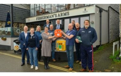 Newlyn pub is latest to host a life-saving defibrillator