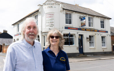 Final day at the Market Inn for David and Suzanne