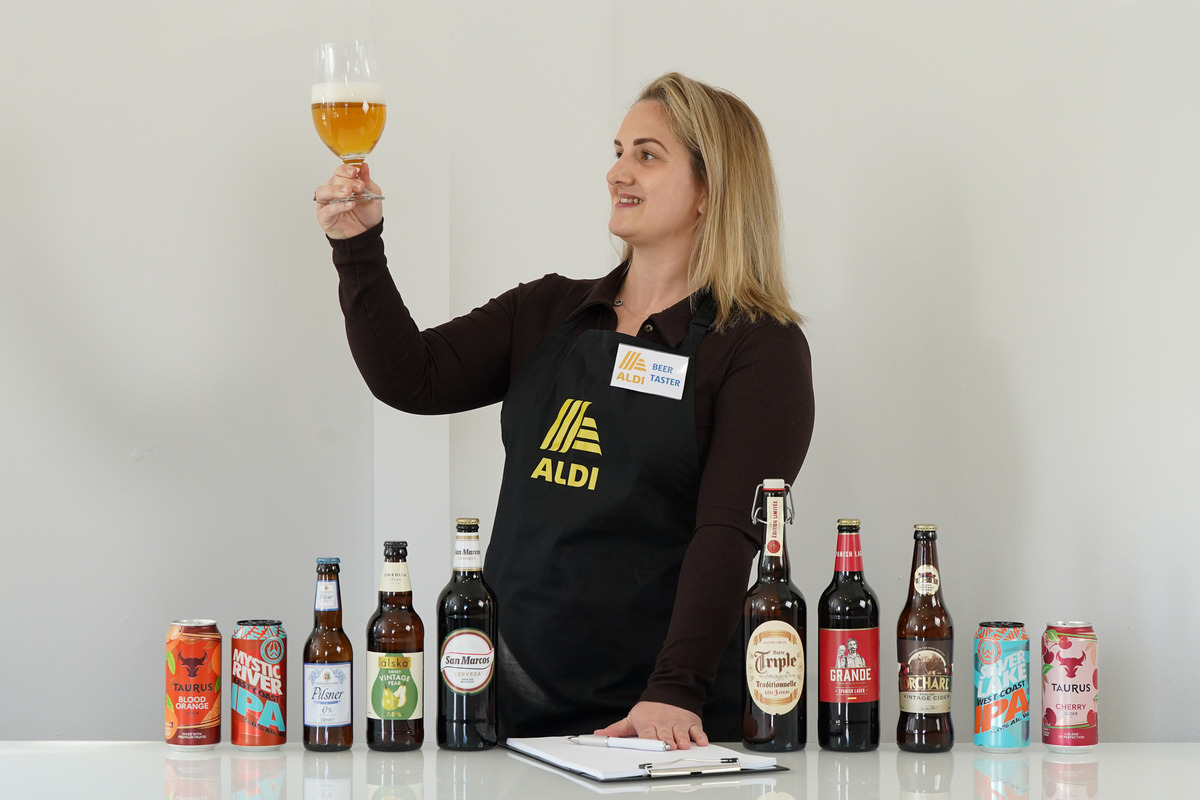 Aldi reveals its new official beer taster thumbnail