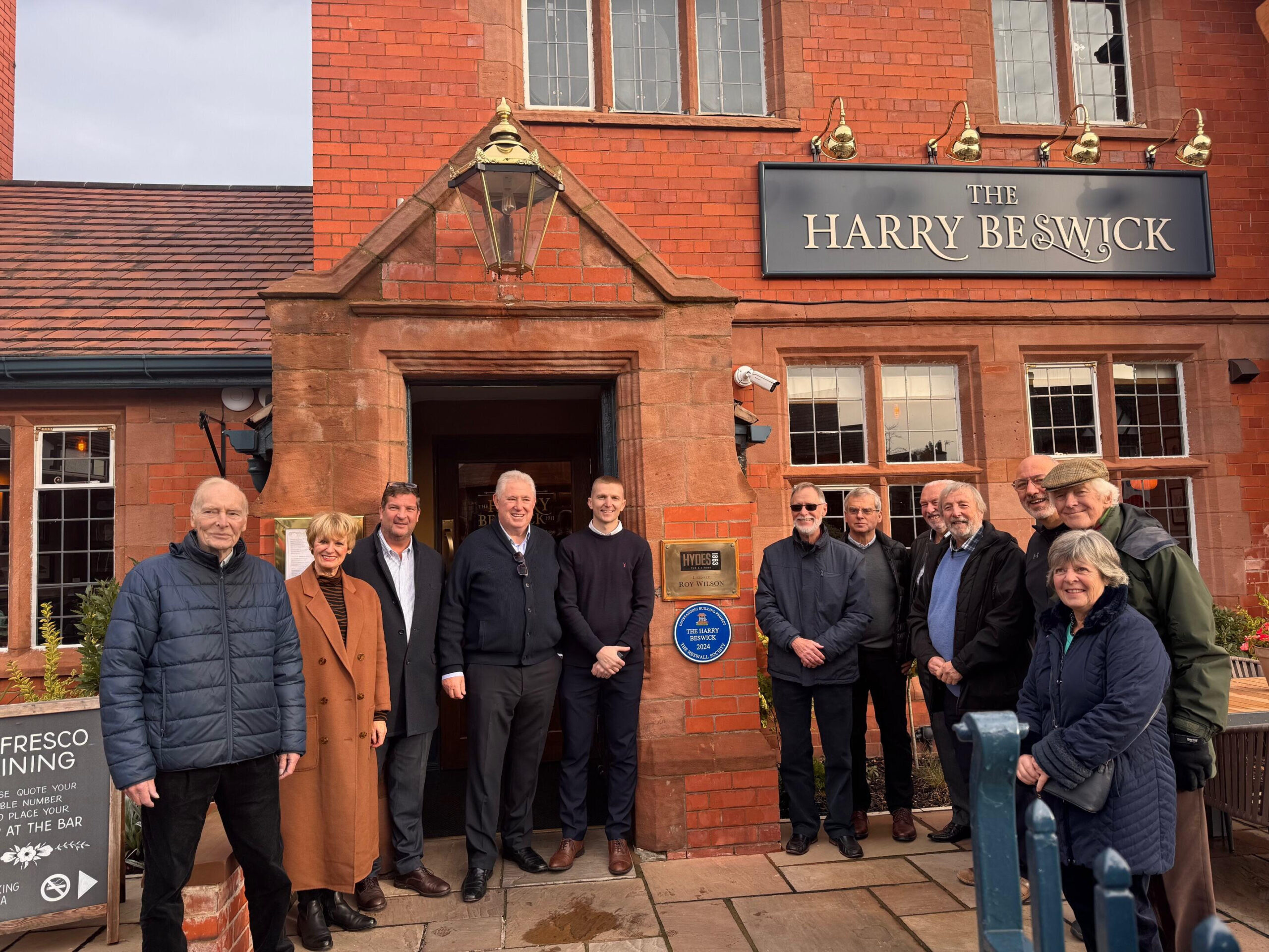 Harry Beswick plaque