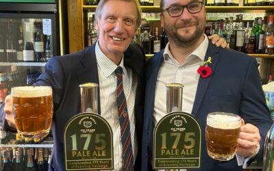 Holt’s 175th anniversary ale is served in Parliament