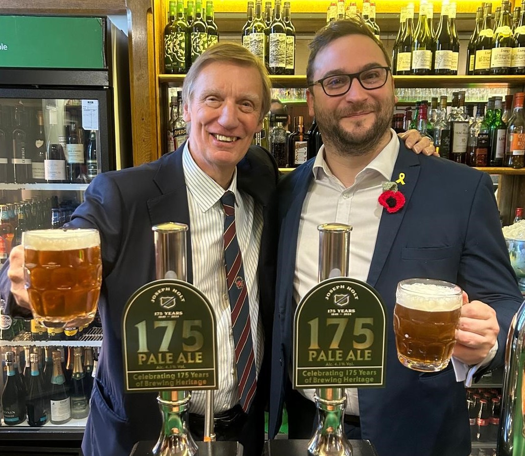 Holt’s 175th anniversary ale is served in Parliament thumbnail