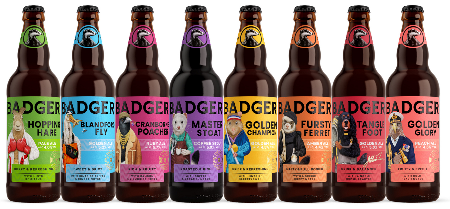 Badger backs premium bottled ales category thumbnail