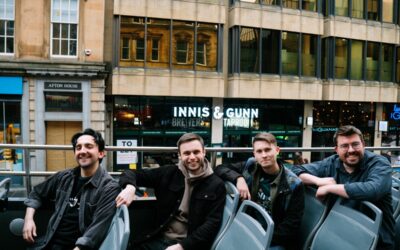 Innis & Gunn powers open-top bus folk session