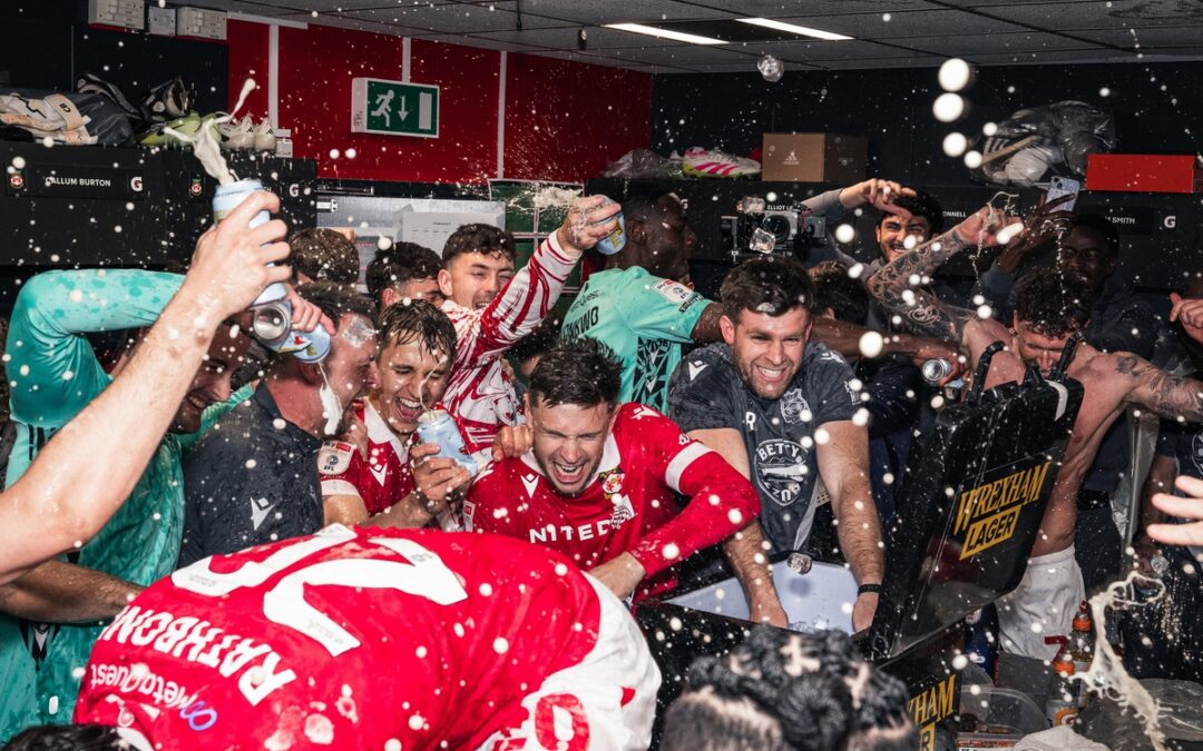 Wrexham Lager shares in football club’s success