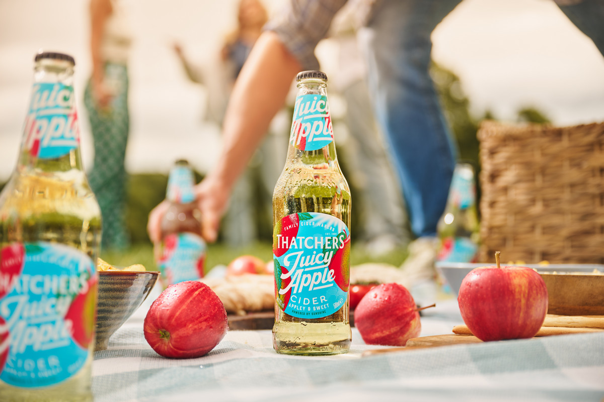 Bespoke glass bottle for new Thatchers cider thumbnail
