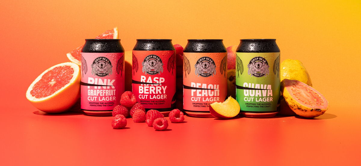 Fruity edge to Drop Bear’s Cut Lager series thumbnail
