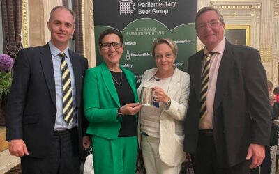 Georgina Young is Parliamentarians’ Brewer of the Year