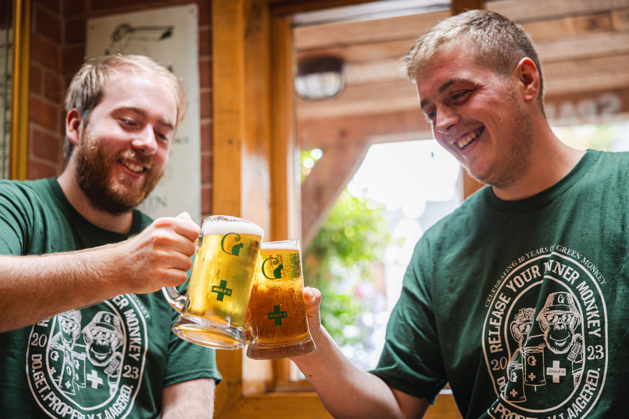 Joule's Green Monkey tank beer