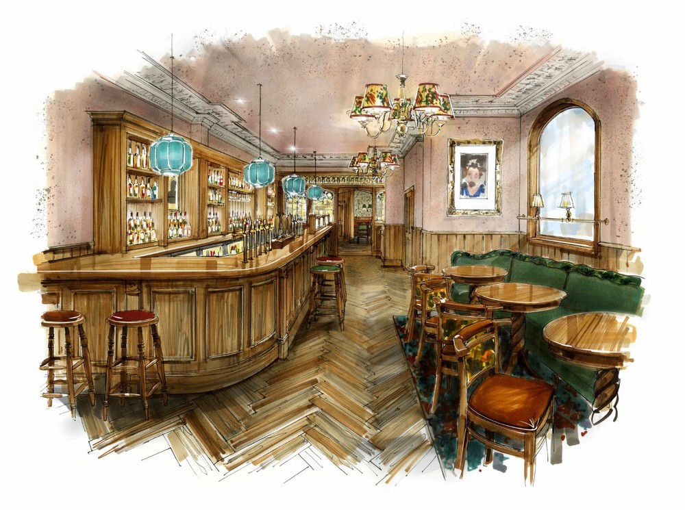 White Horse Bower interior