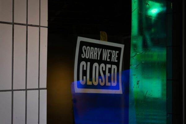 closed sign