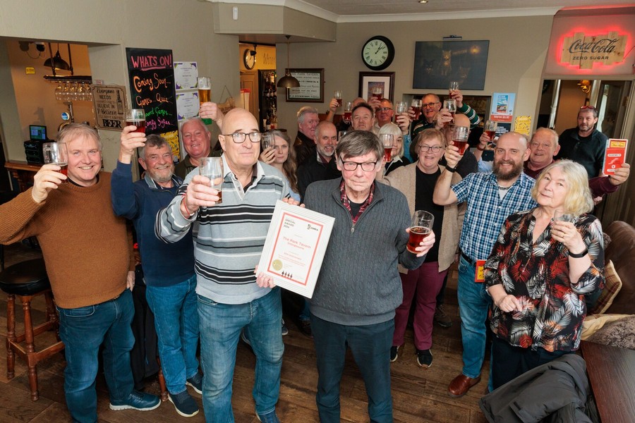 CAMRA members cheers