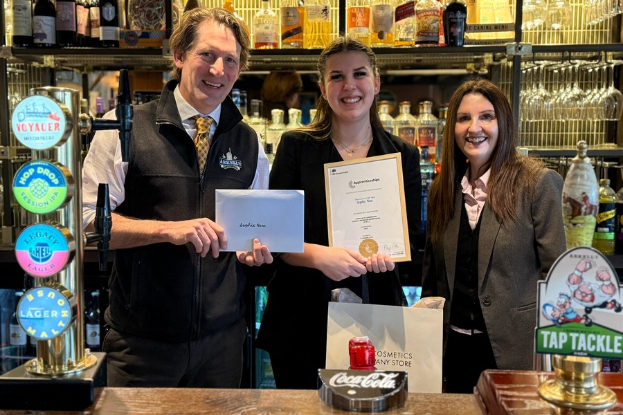 Apprentice takes big steps within Arkell’s estate