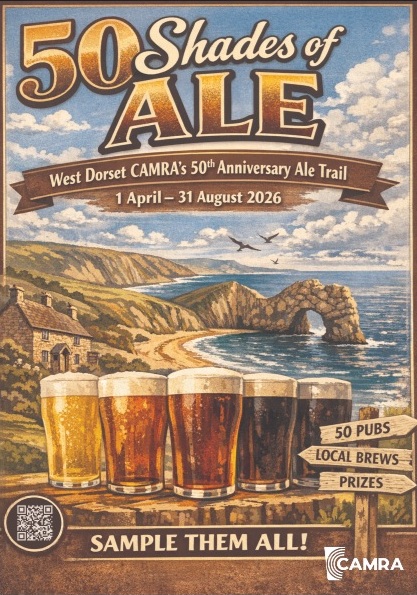 Anniversary ale trail from West Dorset CAMRA