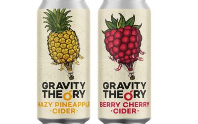 Gravity Theory cans fruit-flavoured cider