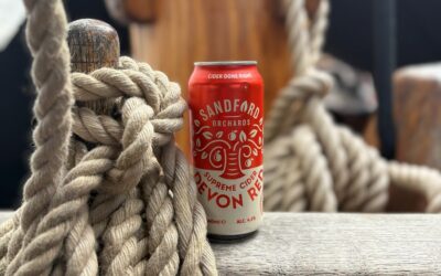 Sandford Orchards cider now on The Golden Hinde