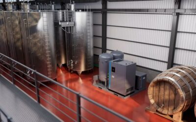 Showcase for brewery nitrogen system