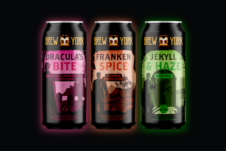 Literary theme for Brew York’s Halloween beers